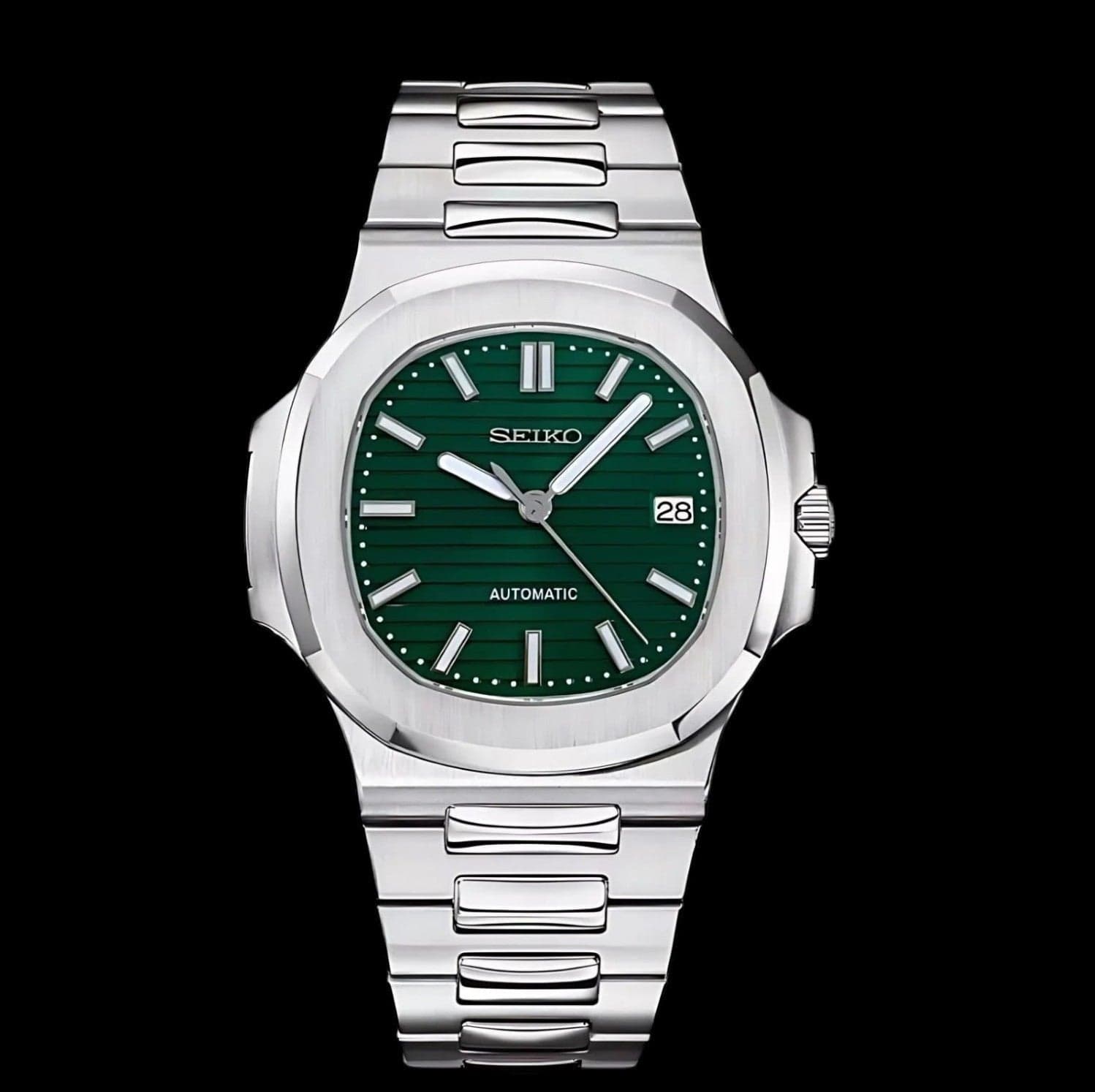 SeiNaut Green- Custom Seiko Mod NH35 Automatic